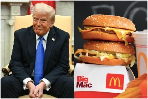 Donald J. Trump forseti Bandaríkjanna er mikið fyrir skyndabitafæði og sá staður sem hann heldur …