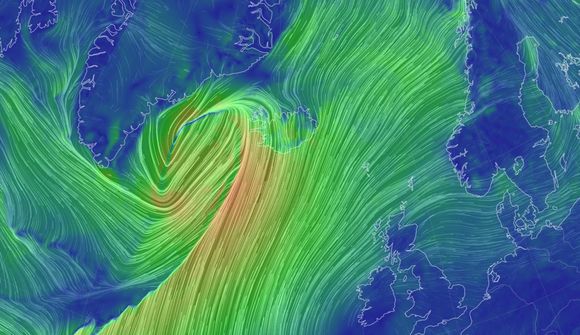 Fylgstu með óveðrinu ganga yfir