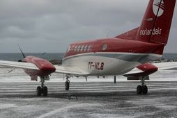 Flugvél Norlandair af gerðinni Beechcraft King Air 200.