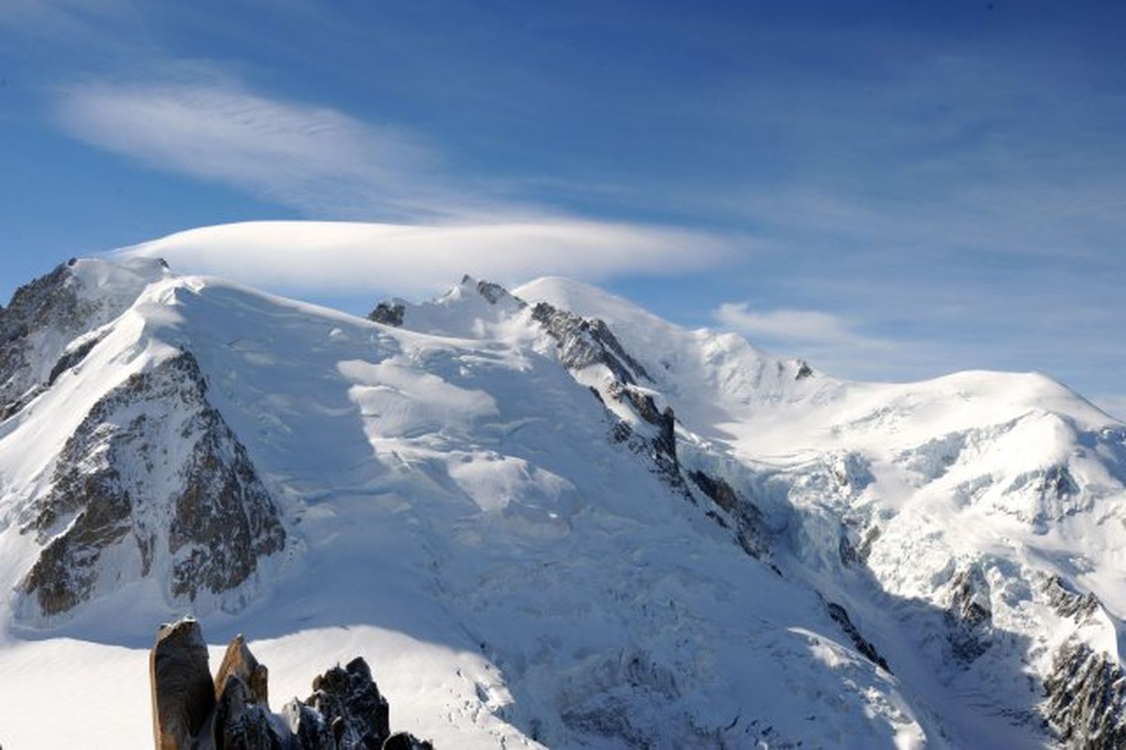 Mont Blanc er einn vinsælasti tindur heims.