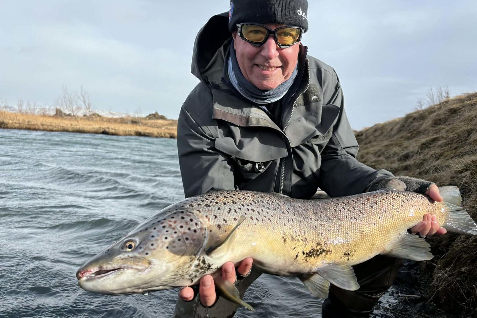 Rótveiddu á milli krappra lægða