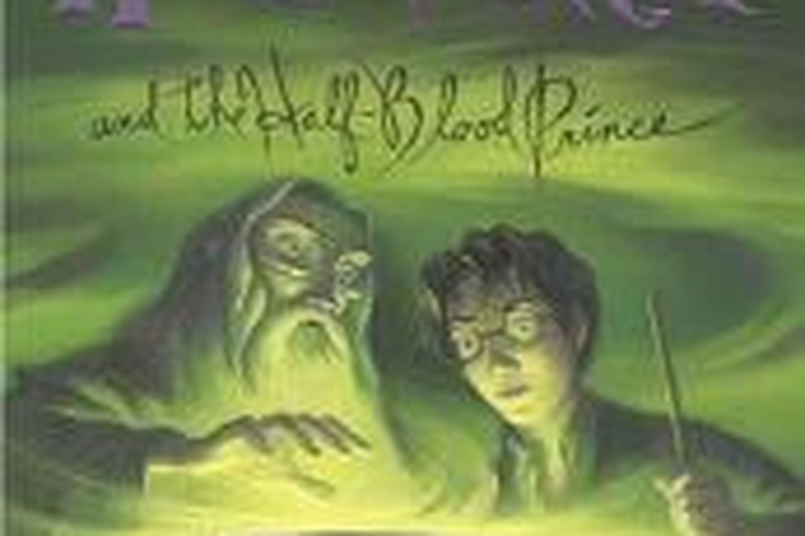 Kápa bókarinnar Harry Potter and the Half Blood Prince.