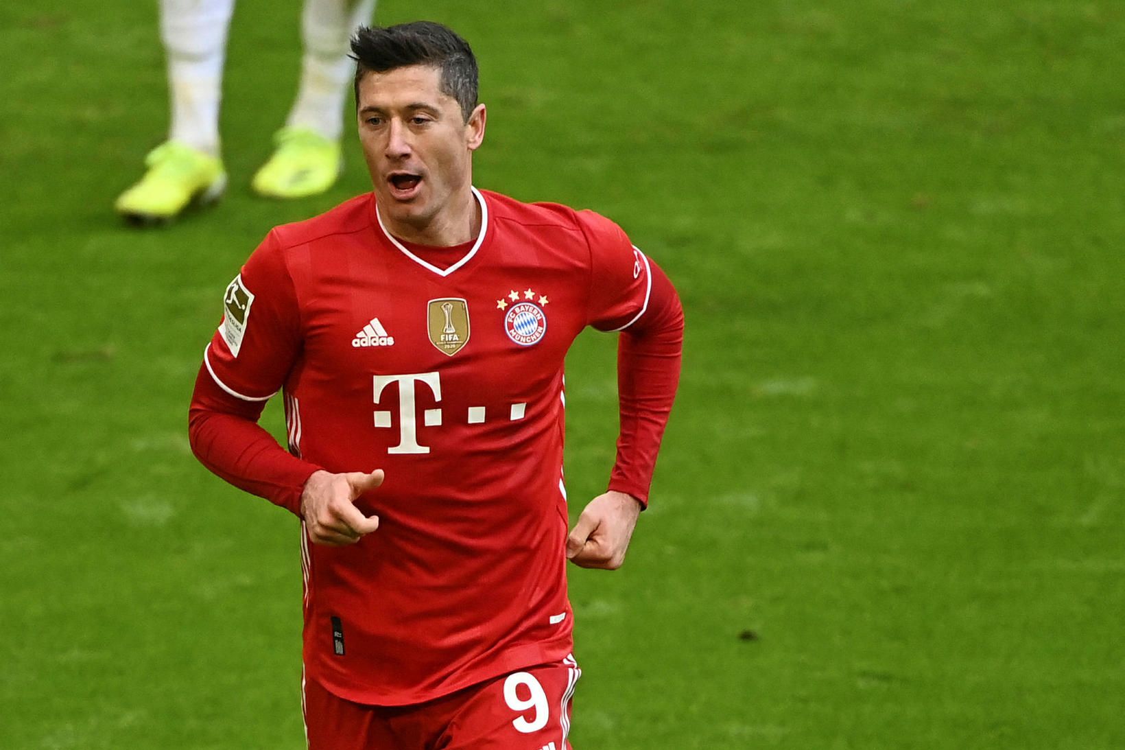 Robert Lewandowski skoraði þrennu.