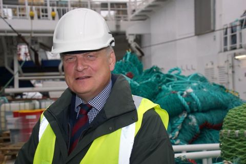 Sir Barney White-Spunner segir UK Fisheries hafa reynt að vekja athygli á áhrif skertar aflaheimilda …