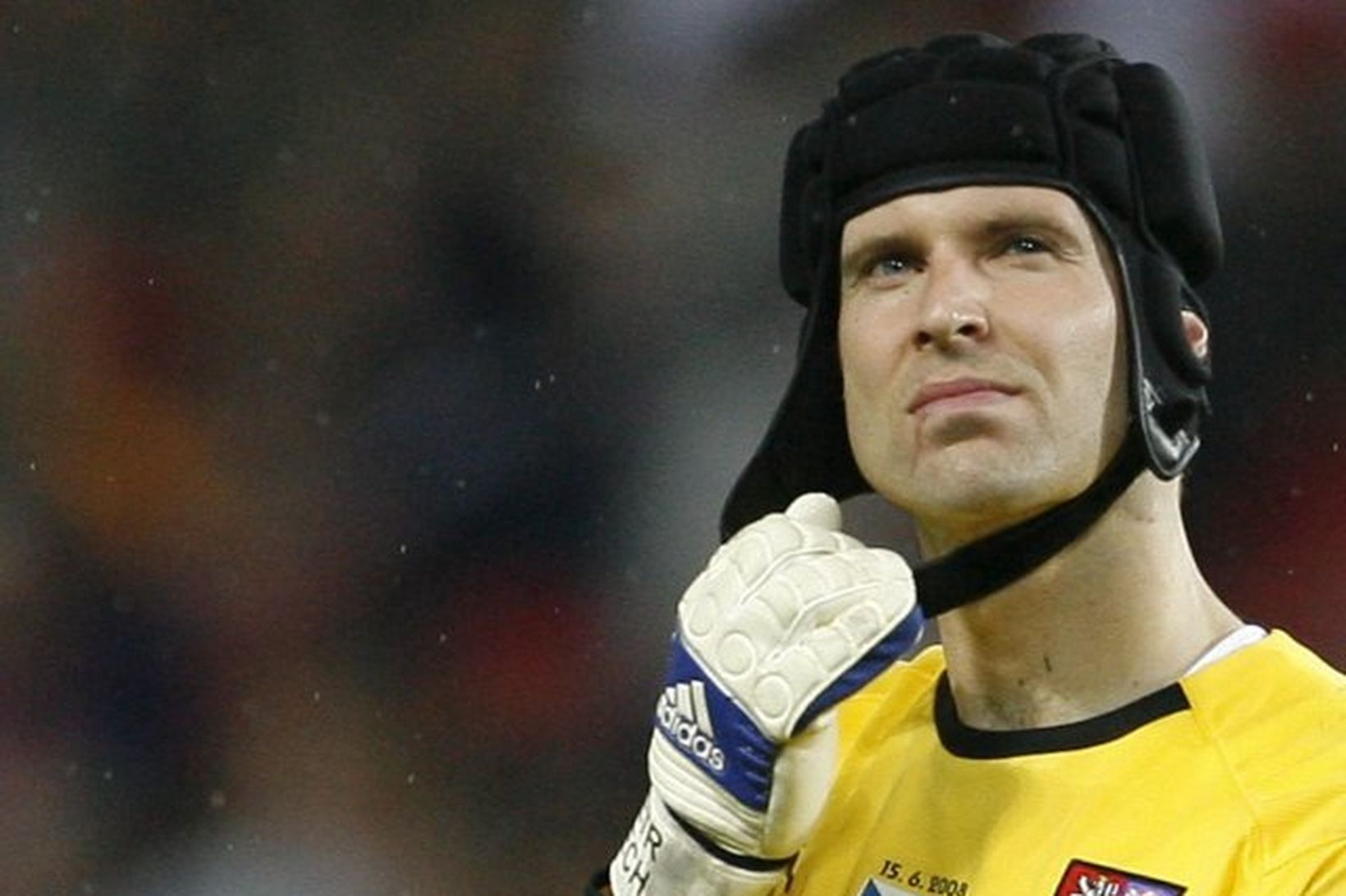 Petr Cech markvörðurinn snjalli hjá Chelsea.