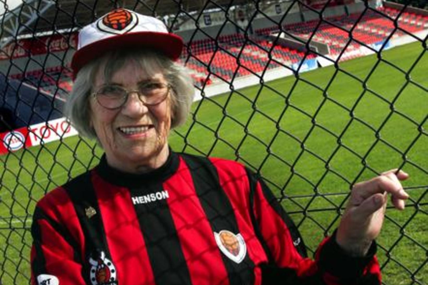 Lára Herbjörnsdóttir var grjótharður stuðningsmaður Víkings.