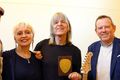 Gleðistund Björn Thoroddsen, Leni Stern, Mike Stern og Örn Almarsson.