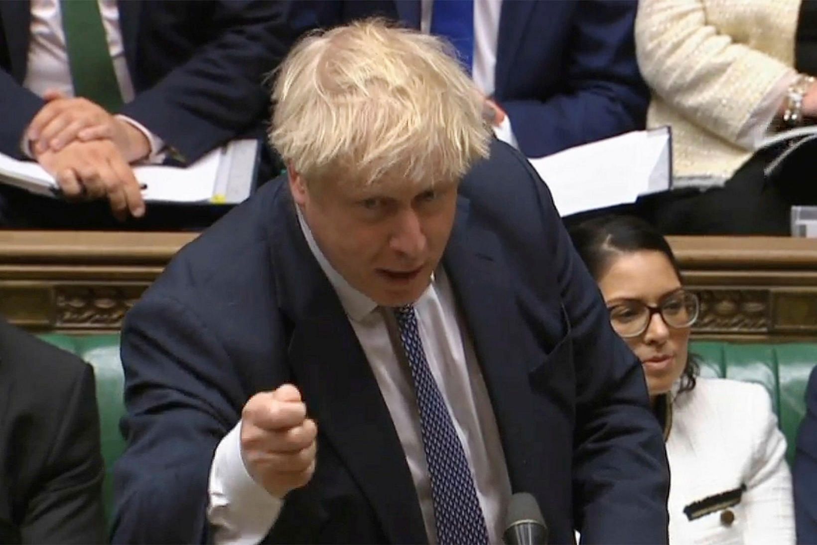 Boris Johnson, forsætisráðherra Bretlands, stendur í ströngu þessa dagana.