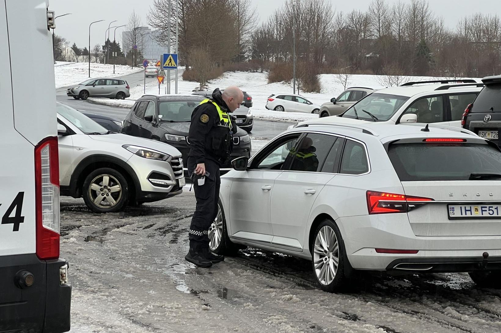 Lögreglan sektar landsfundargesti