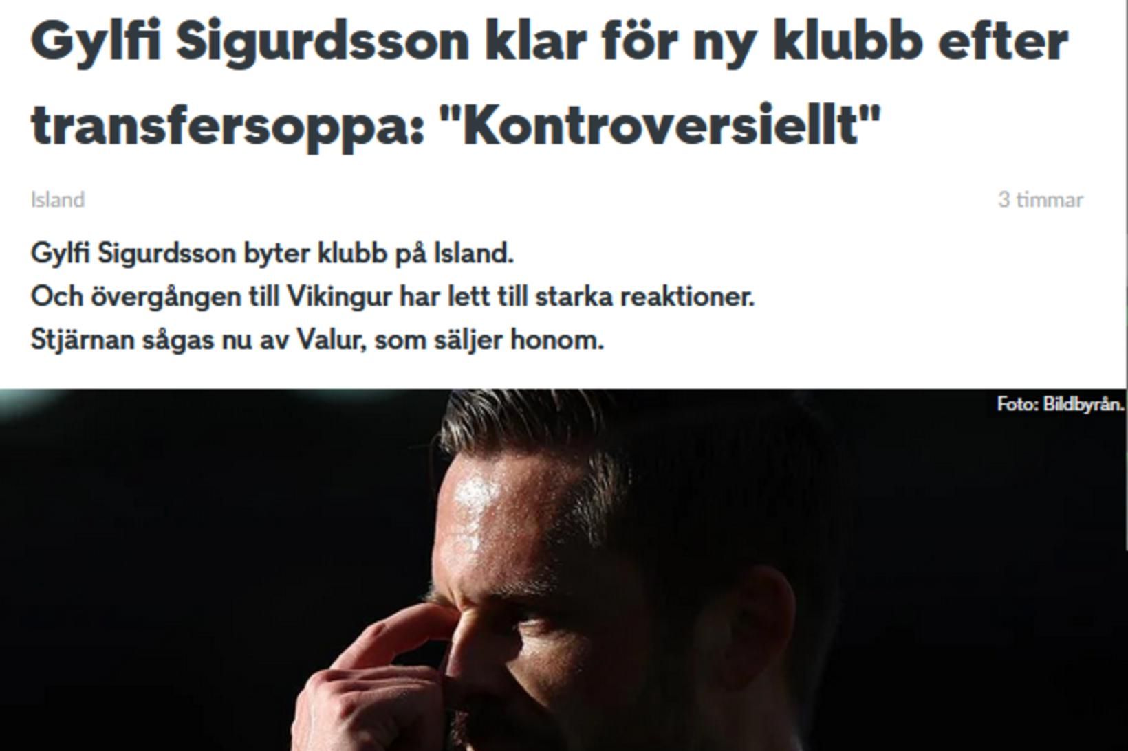 Félagaskipti Gylfa á milli Vals og Víkings hafa vakið athygli.