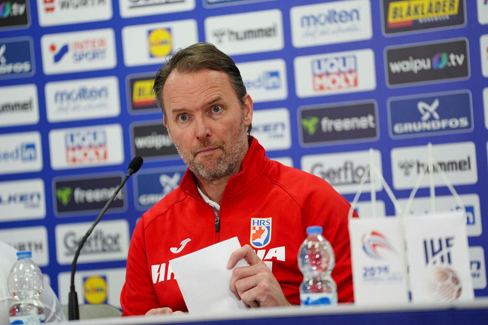 Dagur Sigurðsson, þjálfari Króatíu.