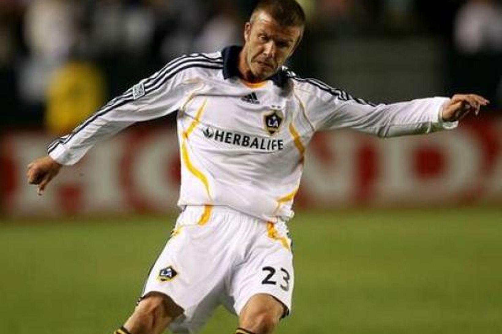 David Beckham og félagar hans í LA Galaxy byrjuðu tímabilið …