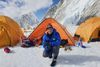 Íslenski harðfiskurinn vakti lukku á Everest