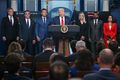 Washington Trump kynnti ákvörðunina á blaðamannafundi í Hvíta húsinu.