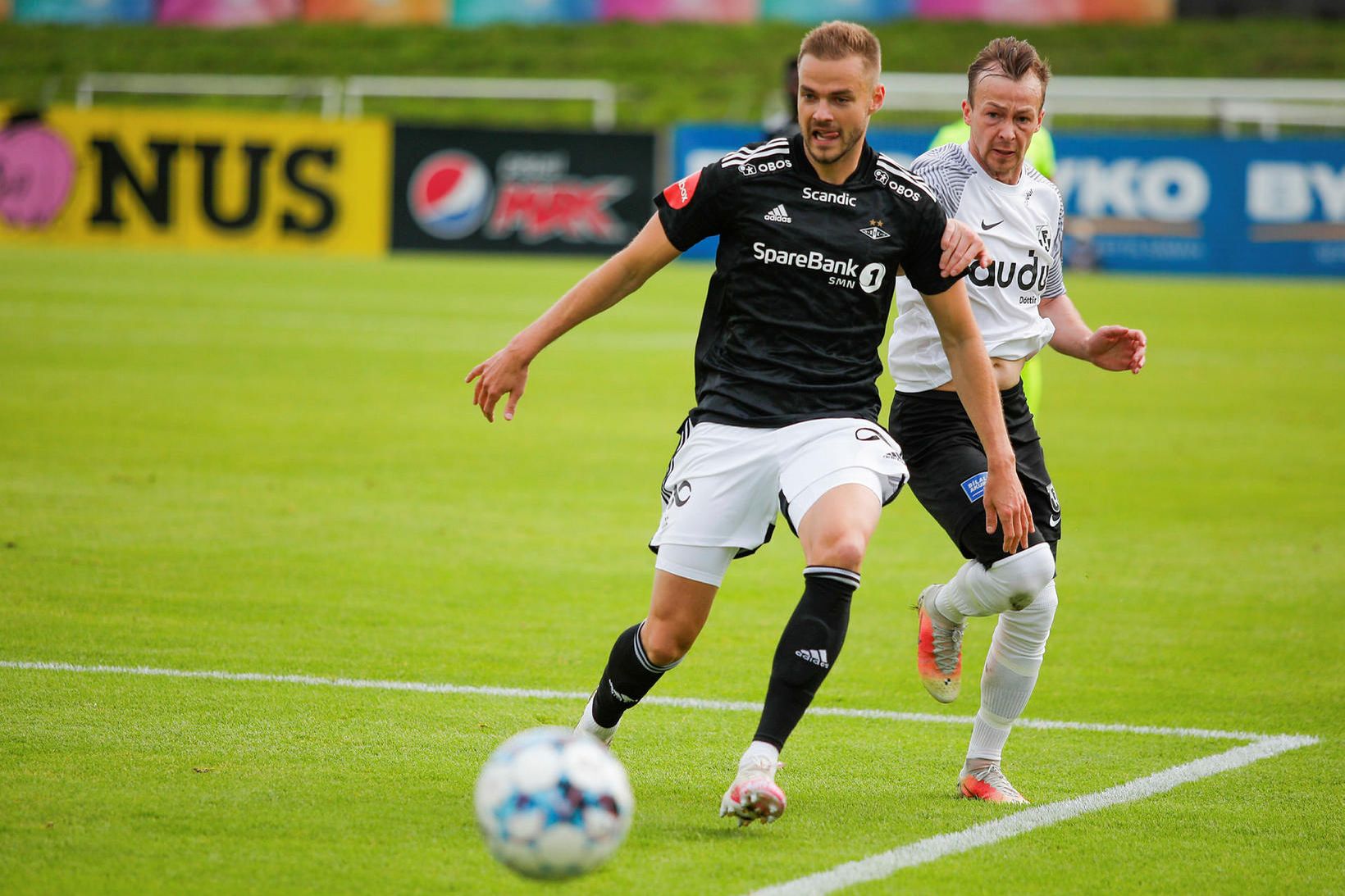 Hólmar Örn Eyjólfsson í leik með Rosenborg gegn FH á …