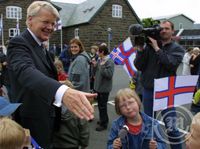 Ólafur Ragnar Grímsson í Færeyjum