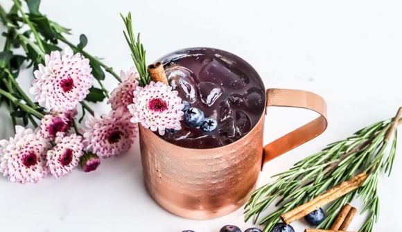 Moscow mule með bragðgóðu tvisti