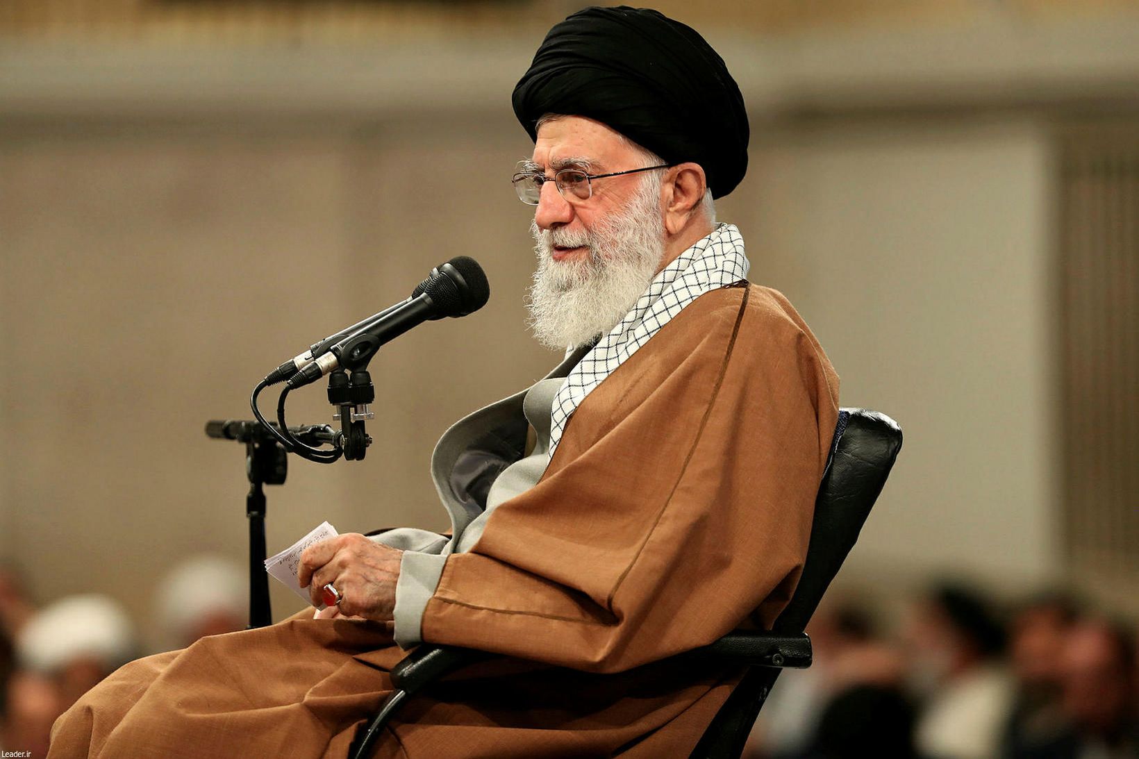 Ali Khamenei, æðsti klerkur Íran.
