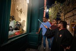 Harry Potter-svæðið í nýja skemmtigarðinum er helgað Fantastic Beasts-bíómyndunum.