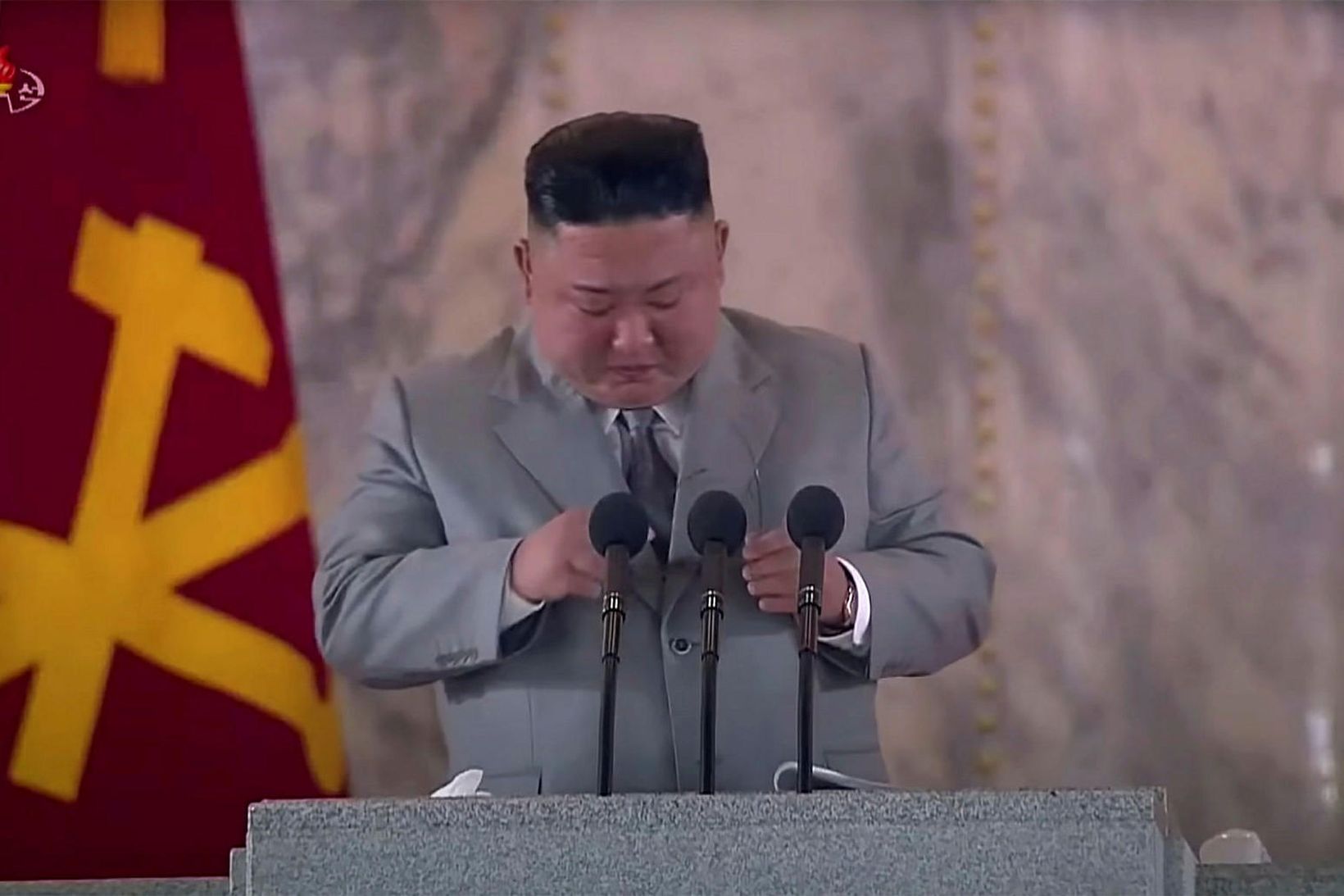 Kim Jong-un hefur áður lýst yfir áhyggjum vegna veirufaraldursins.