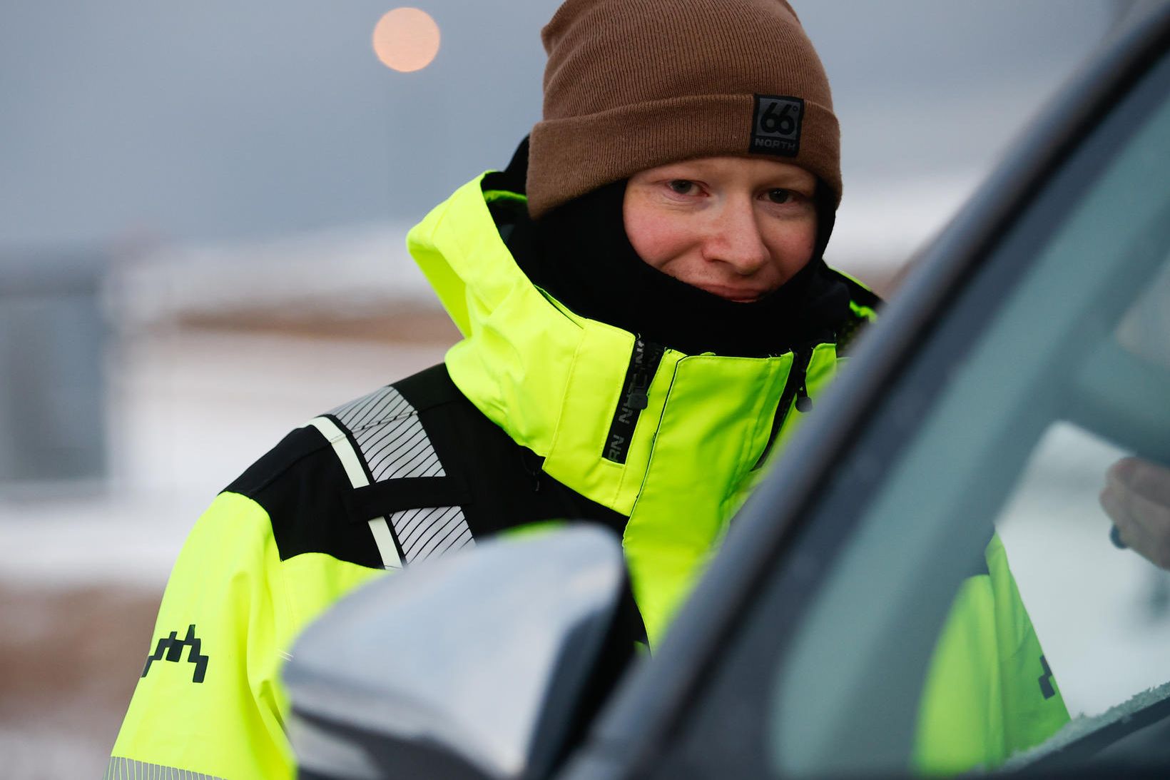 Jóhannes Andrew starfsmaður Öryggismiðstöðvarinnar.