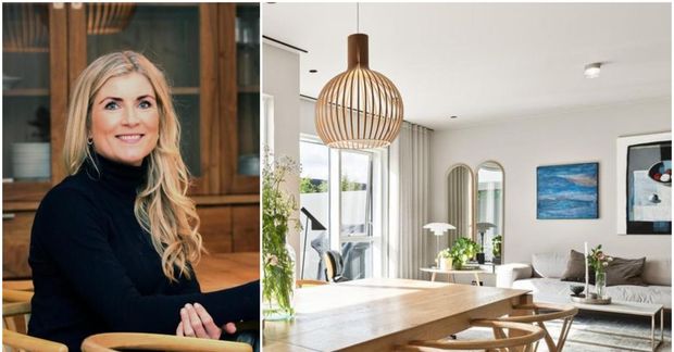 Kristjana Steingrímsdóttir hefur sett sitt fallega hús á sölu.