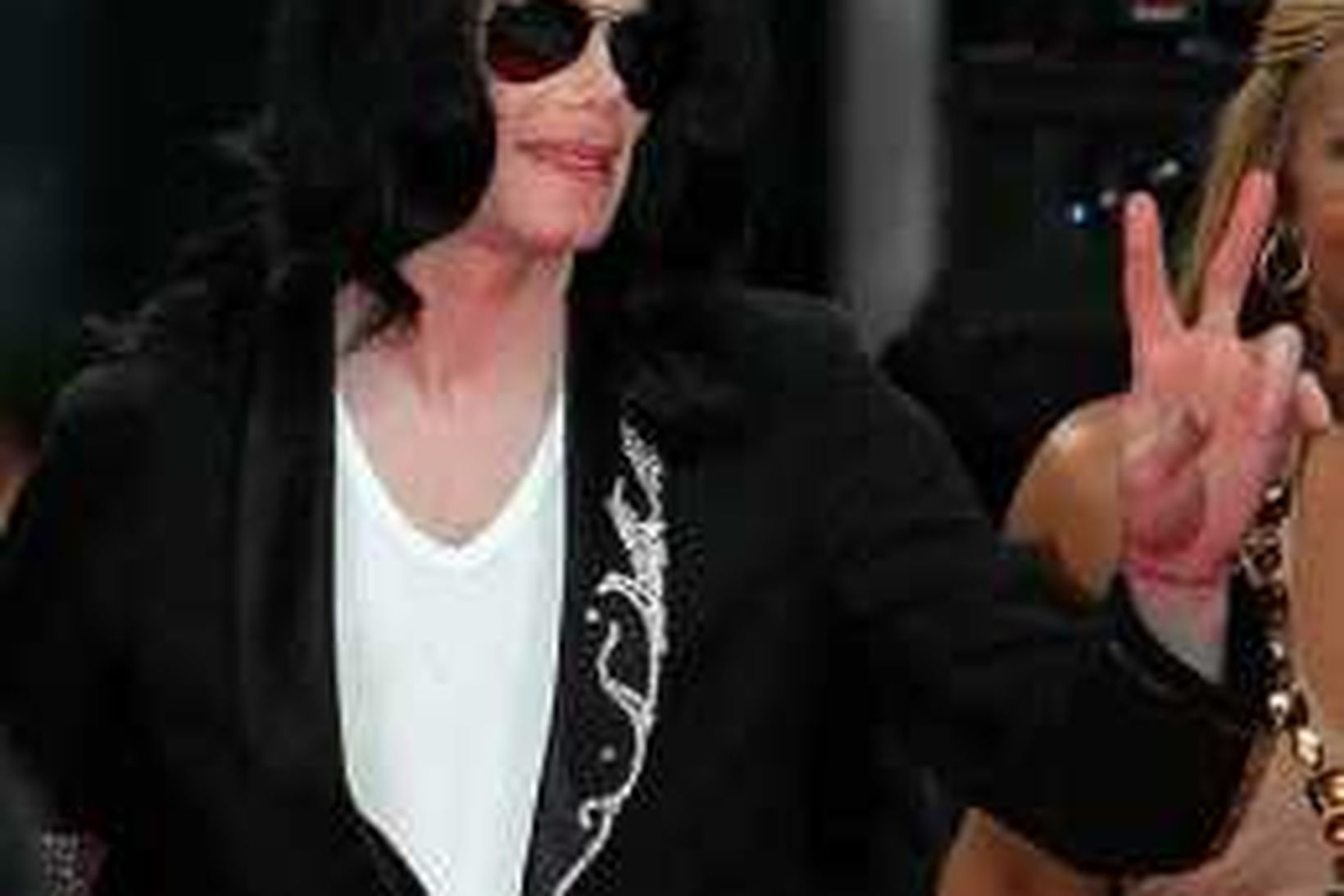 Michael Jackson á MTV tónlistarverðlaununum í Japan í janúar sl.