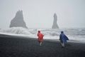 Reynisfjara Hættumati vegna ölduspár við fjöruna hefur verið breytt.