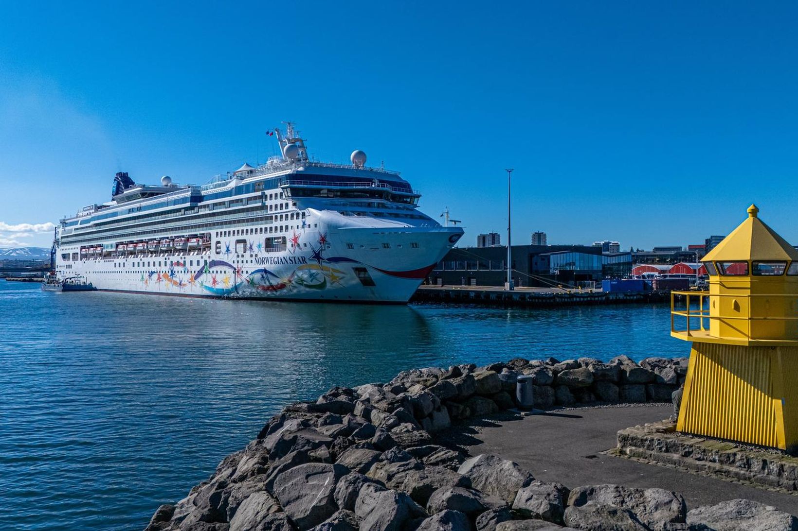 Myndskeið: Norska stjarnan þjófstartar í Vör