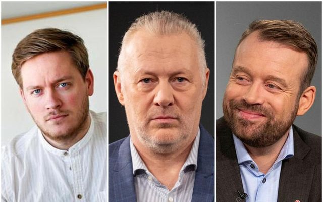 Aðalsteinn Kjartansson (t.v.) og Þórður Snær Júlíusson (t.h.) voru starfandi á Stundinni og Kjarnanum vorið …