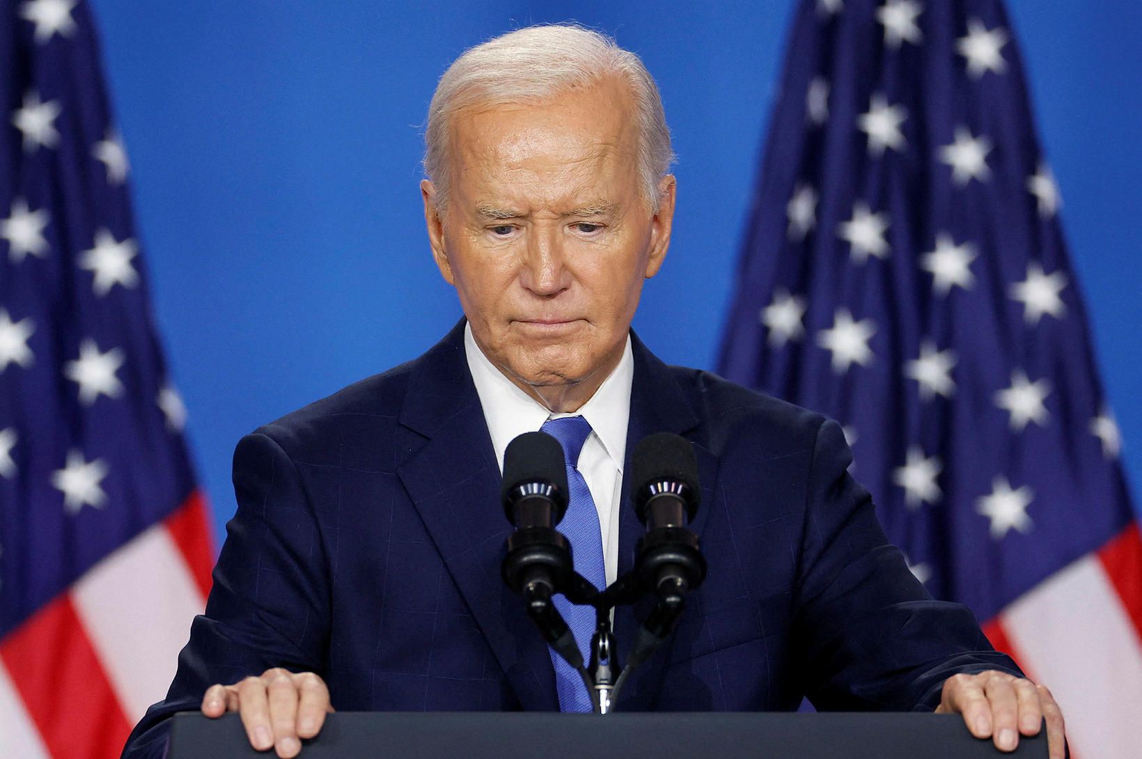 Biden ávarpaði bandarísku þjóðina