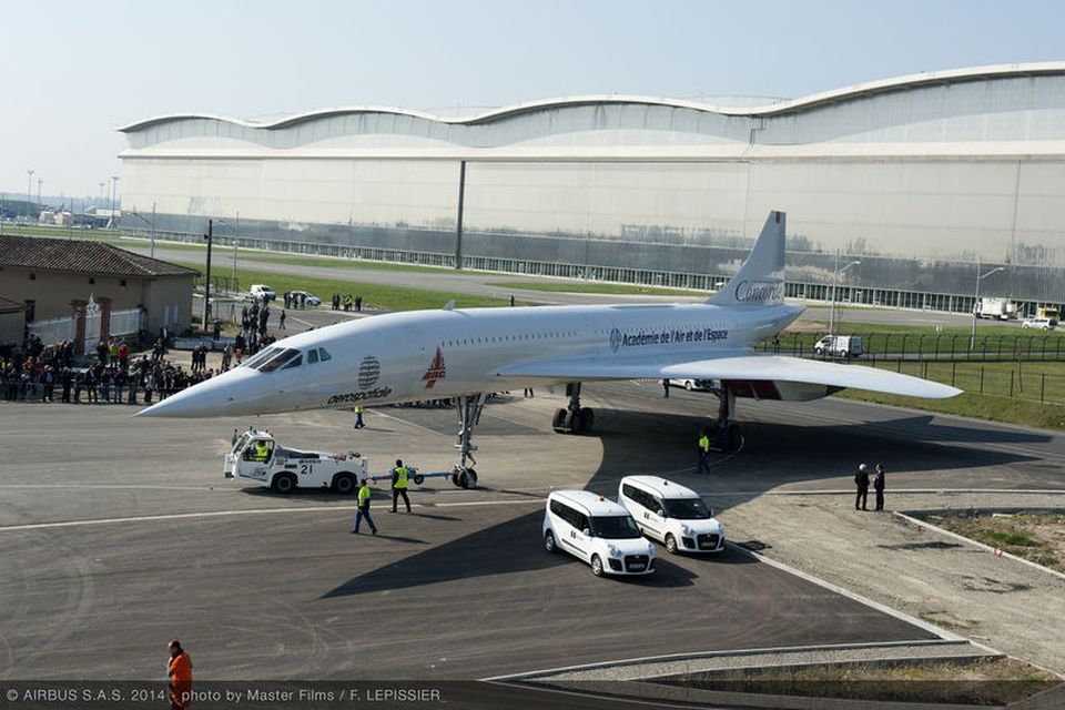 Concorde MSN1, ein fyrsta vélin sem framleidd var.