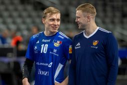 Gísli Þorgeir Kristjánsson og Aron Pálmarsson