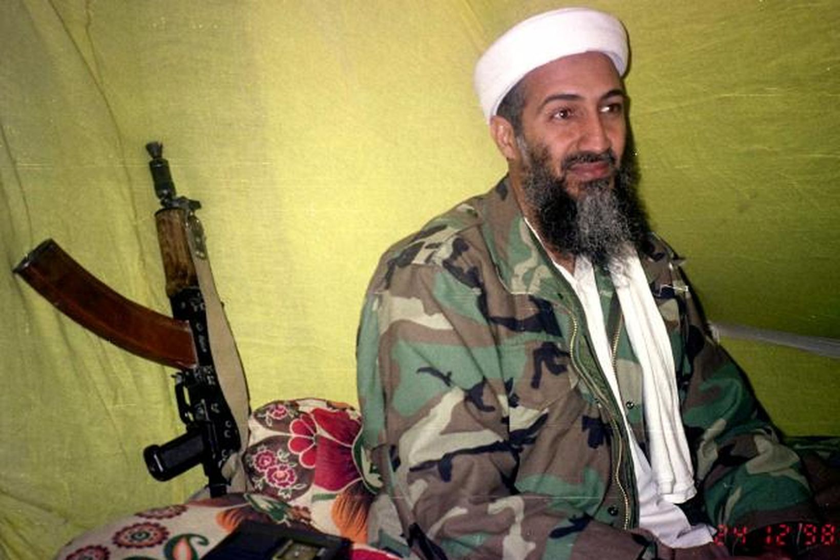 Mynd af Osama bin Laden frá 1998.