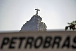 Bensínstöð olíufyrirtækisins Petrobras í Ríó de Janeiro.