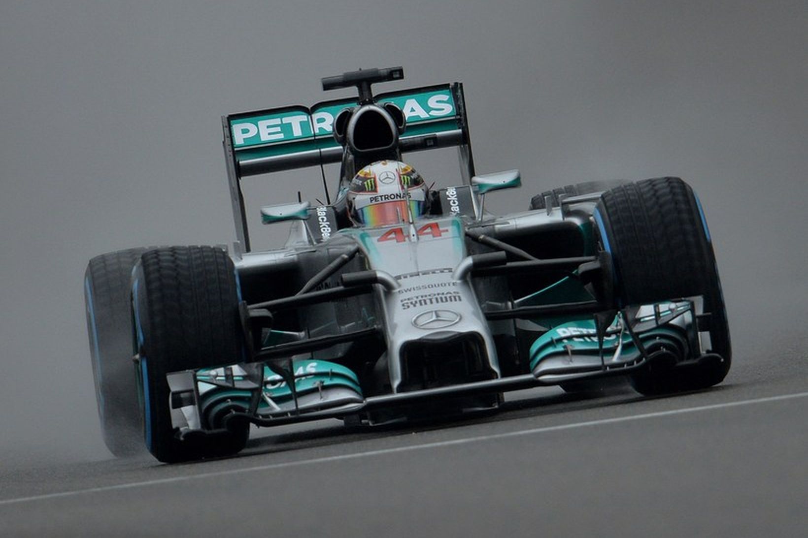 Lewis Hamilton hjá Mercedes er að verða kóngur tímatökunnar. Hann …