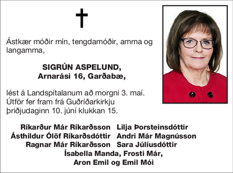 Sigrún Aspelund,