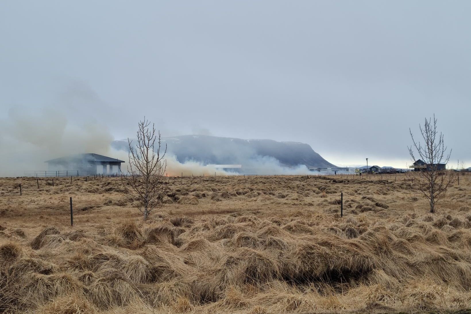 Halldór segir að útbreiðsla eldsins hafi verið hröð.