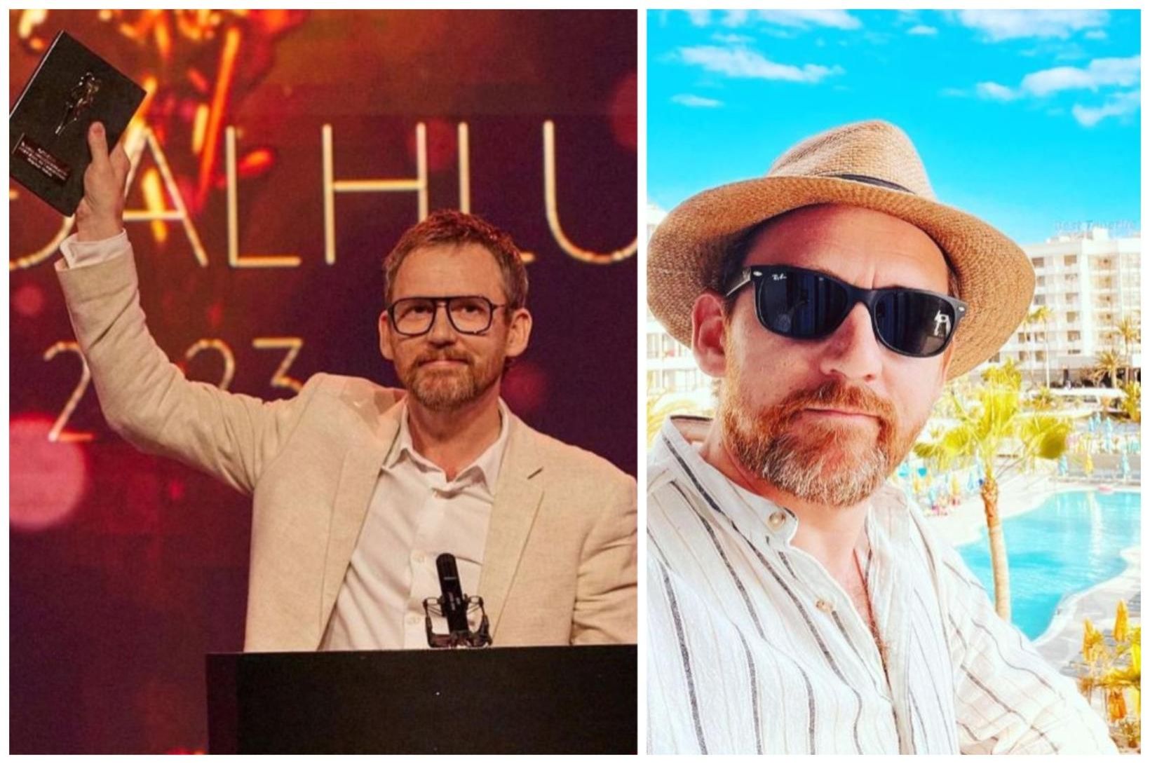 Hallgrímur tanar á Tene