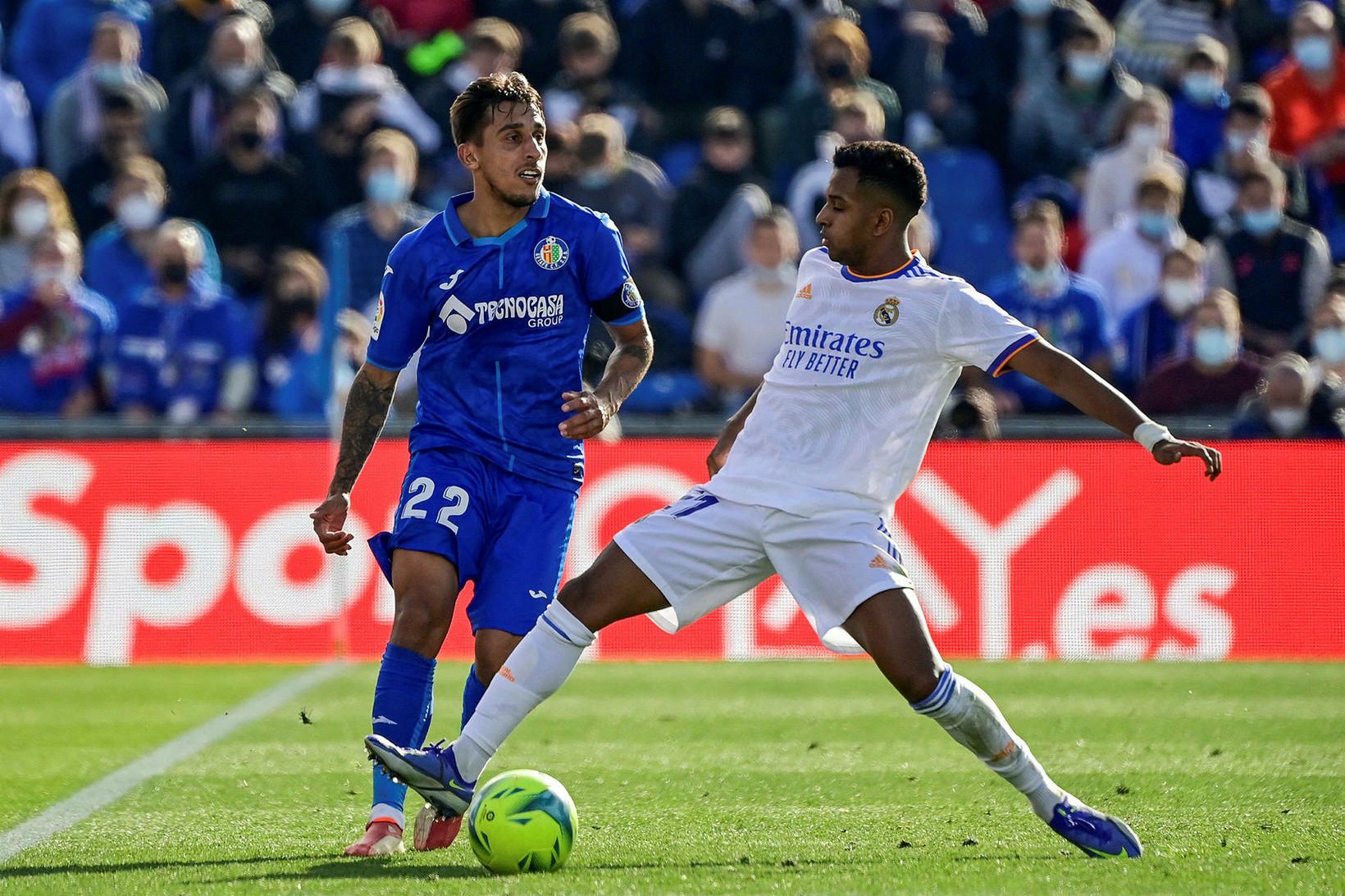 Getafe vann óvæntan sigur á Real Madrid.