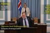 Sigmundur Davíð síðastur í pontu í nótt