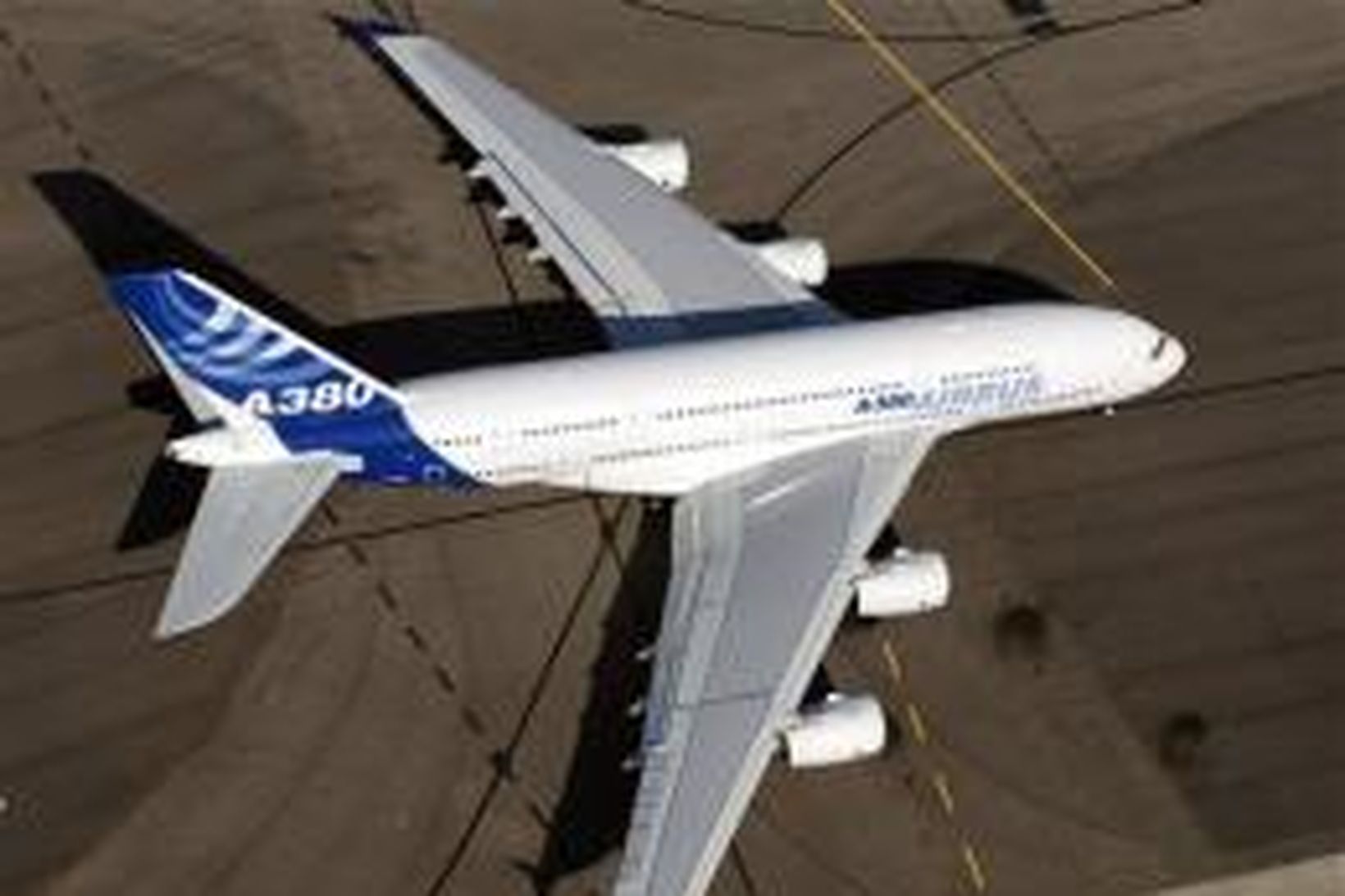 A380-þotan er stærsta farþegaflugvél heims.
