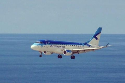 An Estonian Air aircraft.