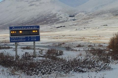 Öxnadalsheiði in North Iceland.