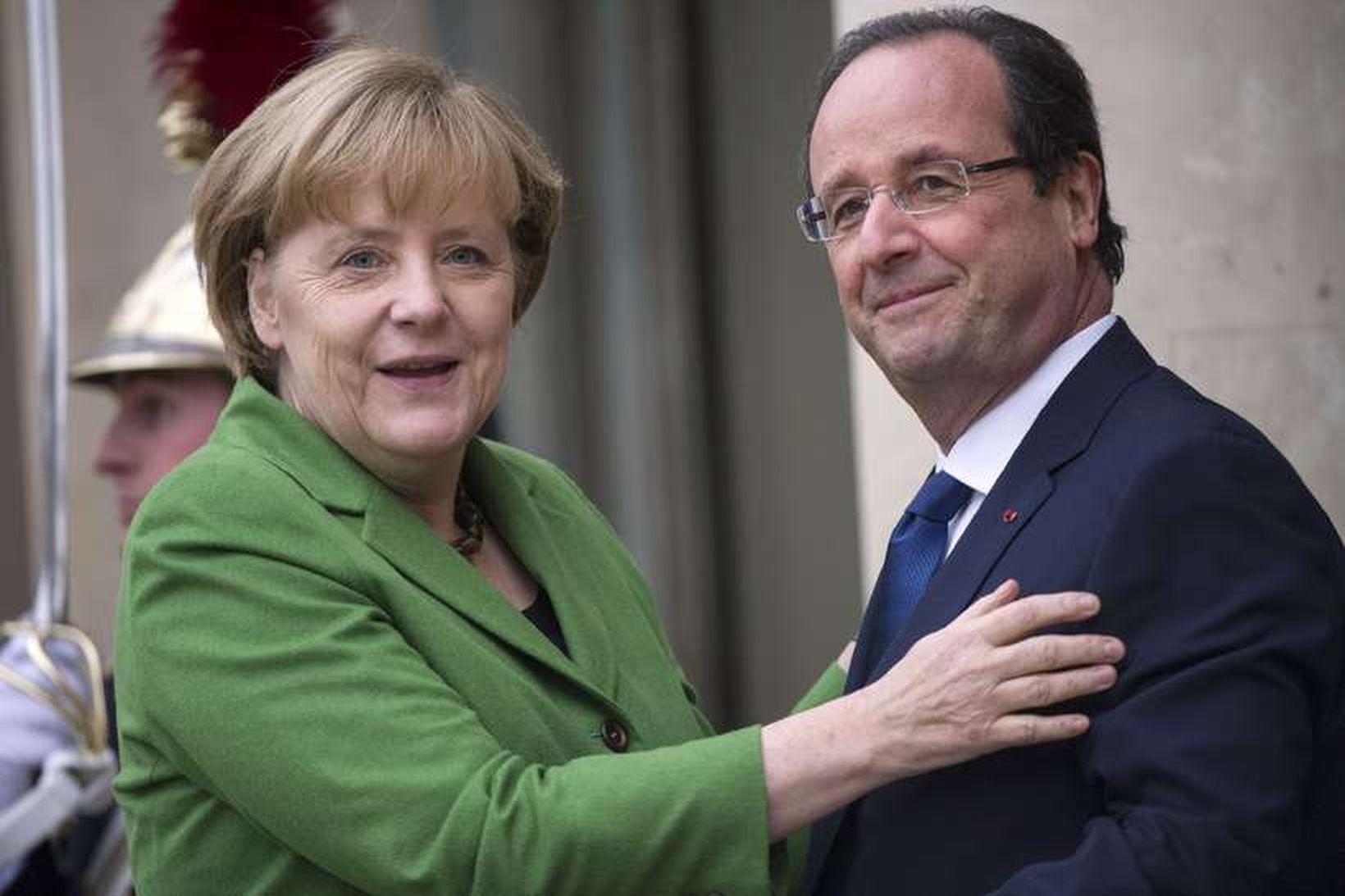 Angela Merkel og Francois Hollande.