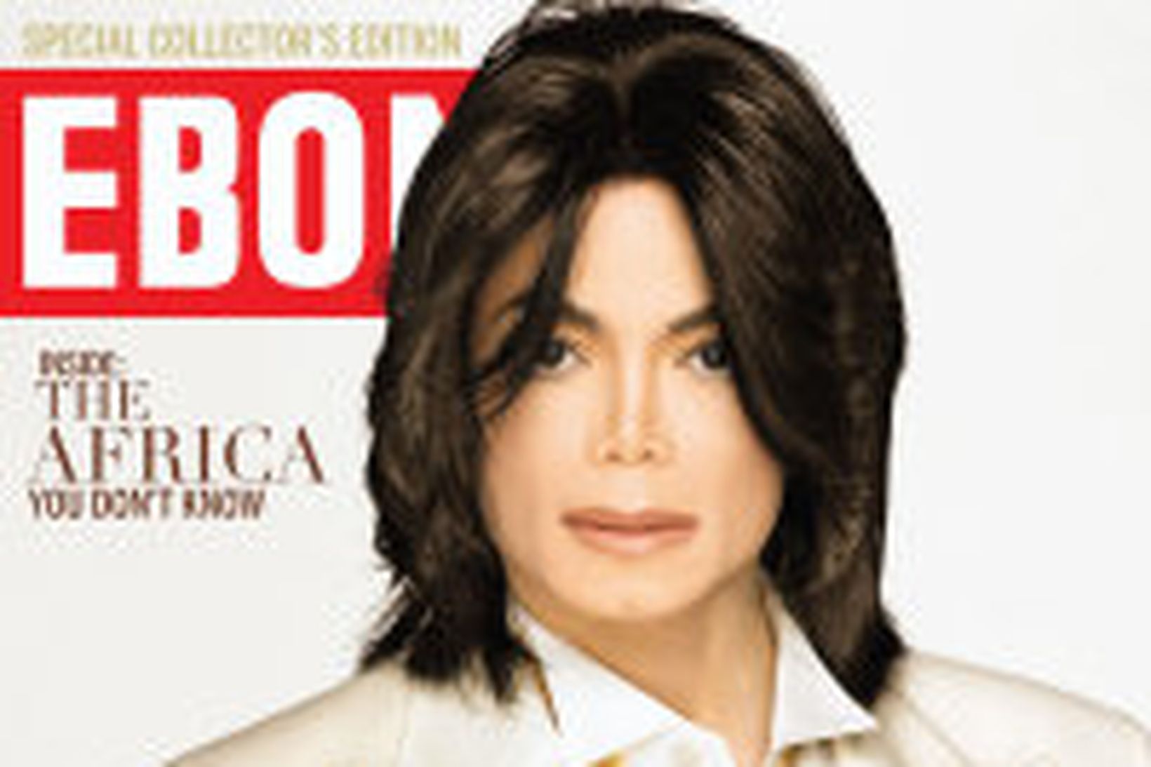 Michael Jackson prýðir forsíðu nýjasta tölublaðs Ebony.