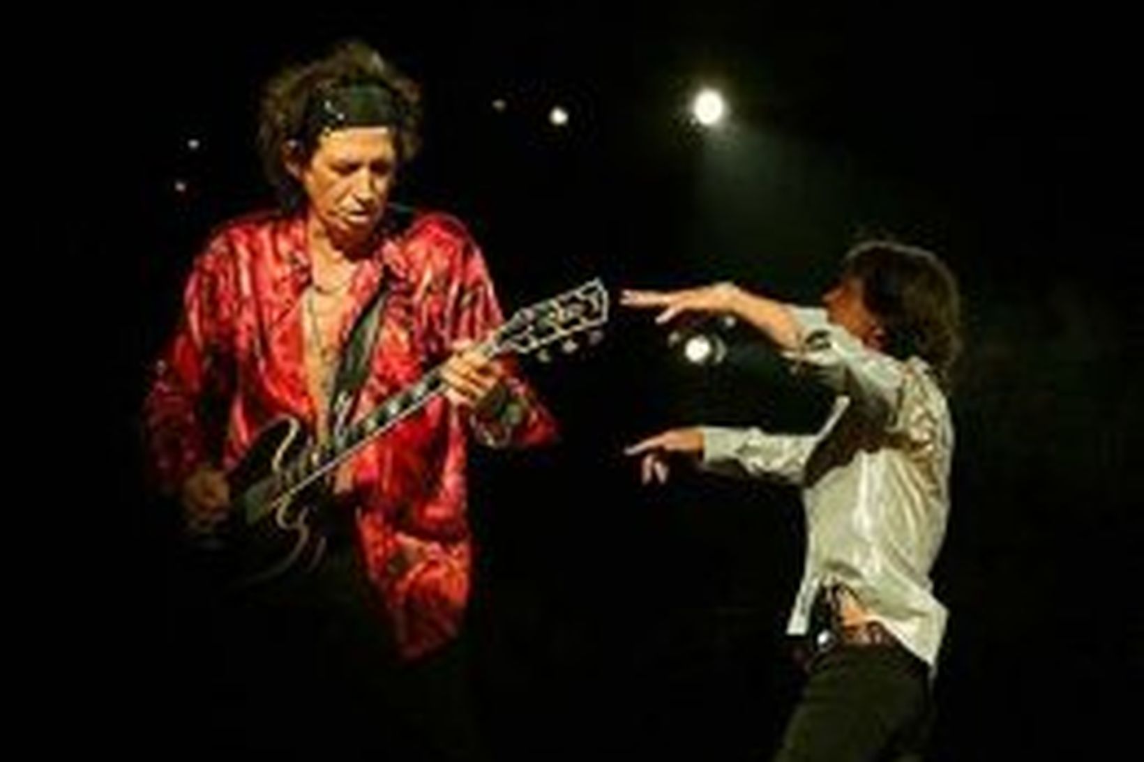 Keith Richards ásamt Mick Jagger félaga sínum í Rolling Stones.