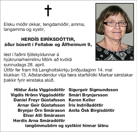 Herdís Eiríksdóttir,