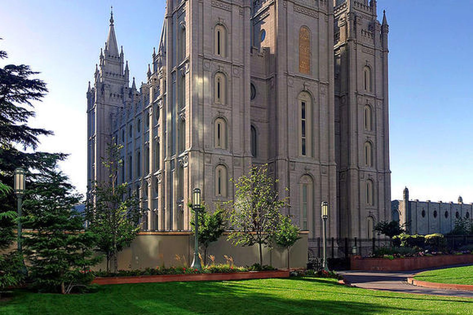 Bænahús mormóna í Salt Lake City.