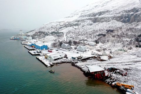 Mikið hefur snjóað á Seyðisfirði. Myndin er tekin í desember 2020.